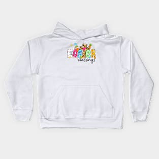 Easter Blessings design Kids Hoodie